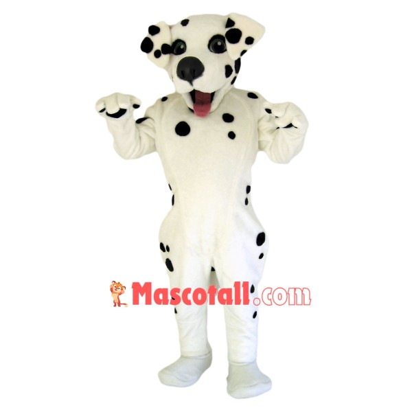 Happy Dalmation Dog Mascot Costume
