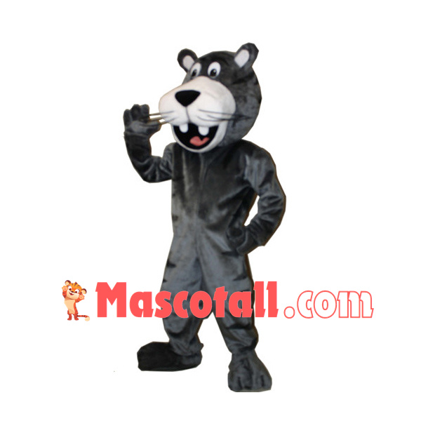 Happy Black Panther Mascot Costume