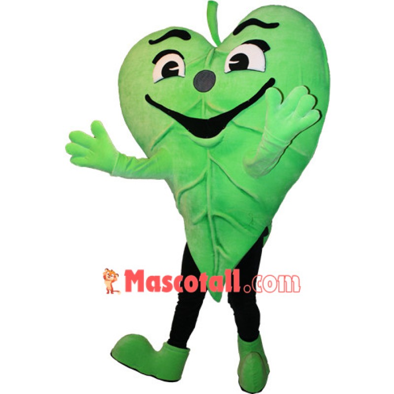 Happy Lightweight Leaf Mascot Costume