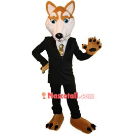 Gentlemanly Wolf Mascot Costume