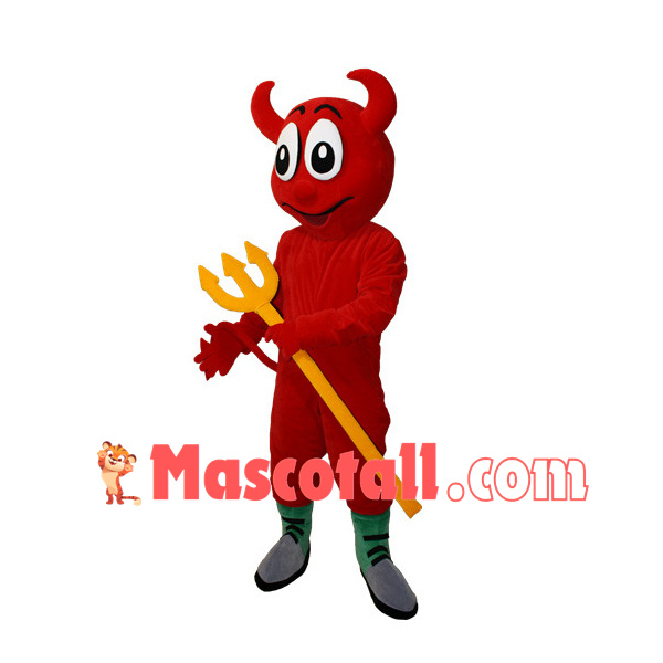 Happy Lightweight Devil Mascot Costume