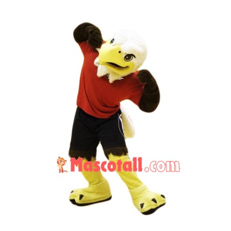 Sporty Eagle Mascot Costume