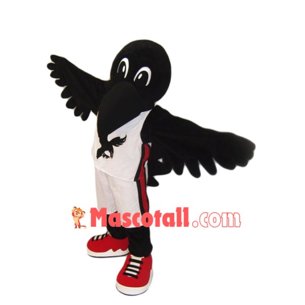 Black Raven Mascot Costume