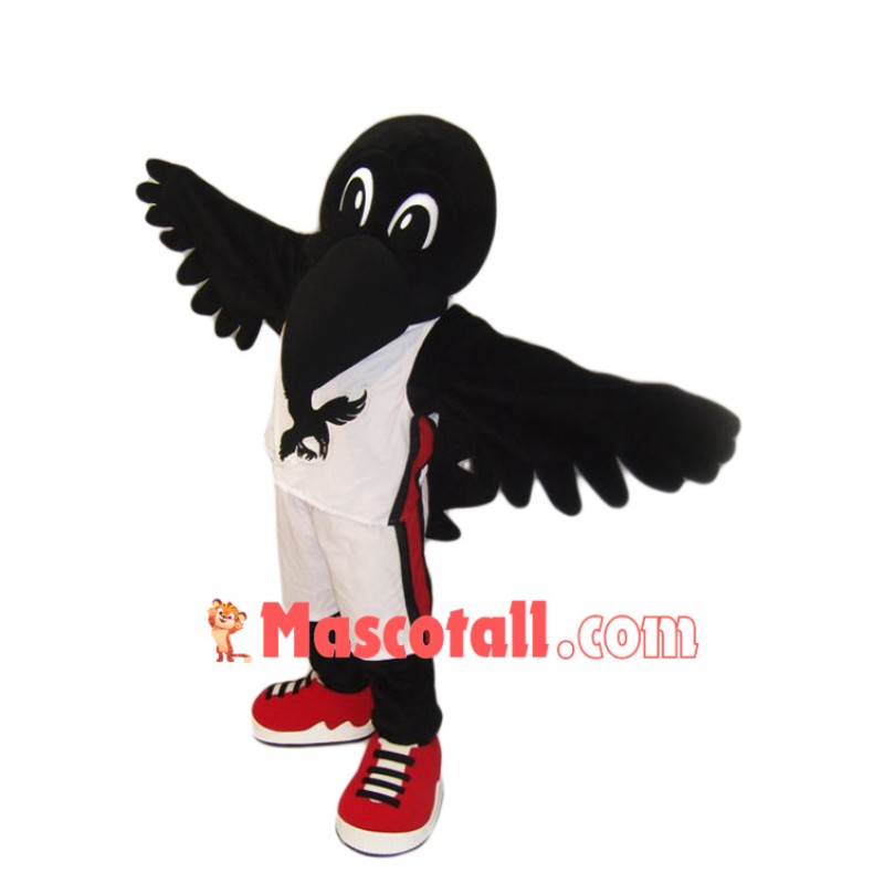 Black Raven Mascot Costume