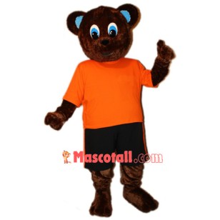 Sport Brown Bear Mascot Costume