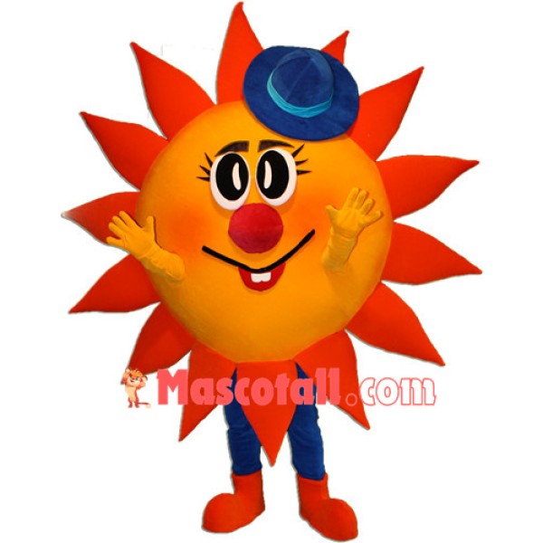 Happy Lightweight Sun Mascot Costume