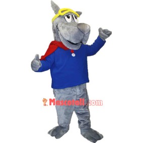 Sport Lightweight Wolf Mascot Costume Free Shipping