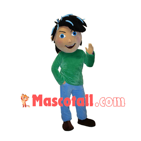 Handsome Boy Mascot Costume