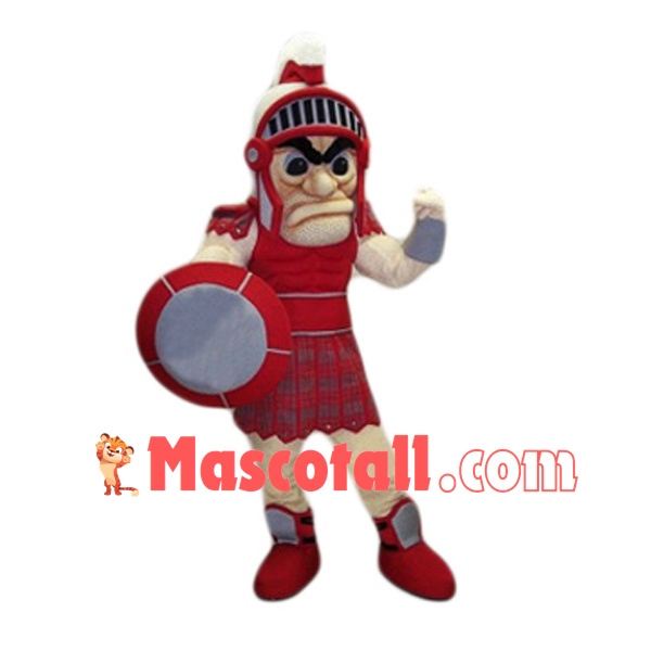 Fierce Red Titan Mascot Costume