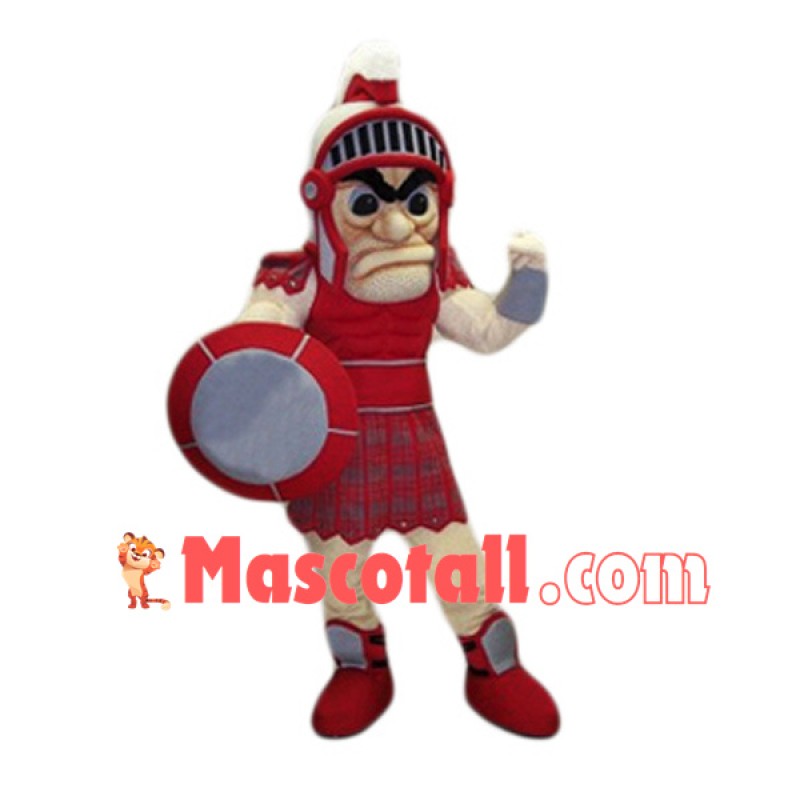 Fierce Red Titan Mascot Costume