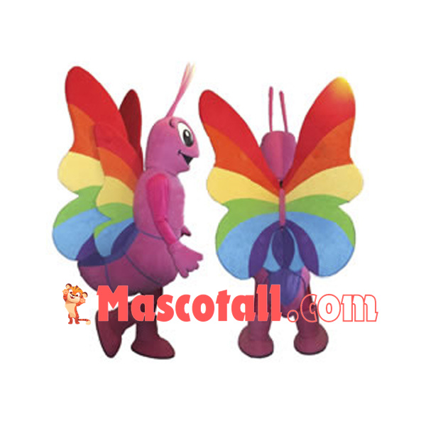 Colorful Butterfly Mascot Costume