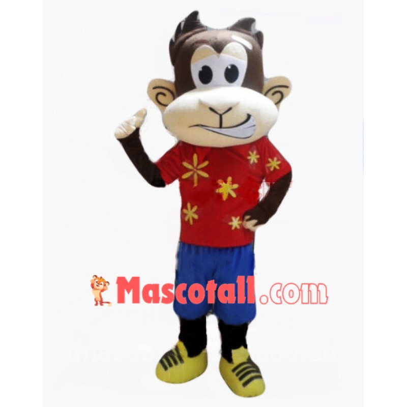 Funny Lightweight Monkey Mascot Costume