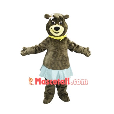 Beautiful Female Bear Mascot Costume