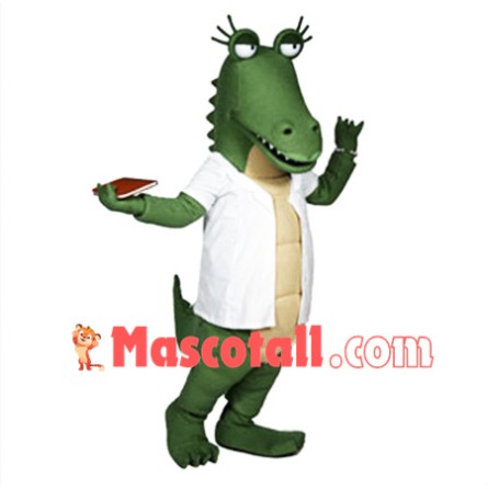 Funny Lightweight Gator Mascot Costume