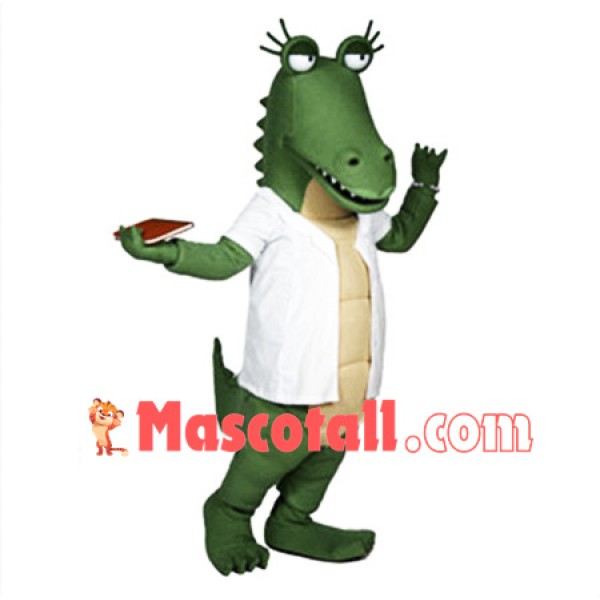 Funny Lightweight Gator Mascot Costume