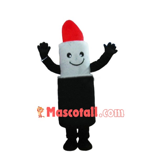 Cute Lipstick Mascot Costume