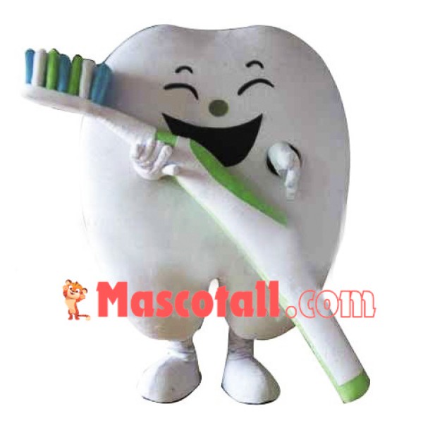 Happy Tooth Mascot Costume
