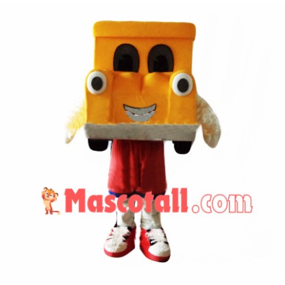 Orange Car Mascot Costume