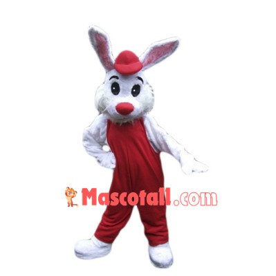 Lovely White Bunny Mascot Costume