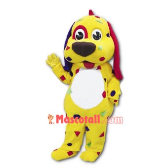 Yellow Dog Puppy Mascot Costume