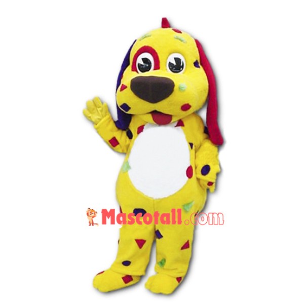 Yellow Dog Puppy Mascot Costume