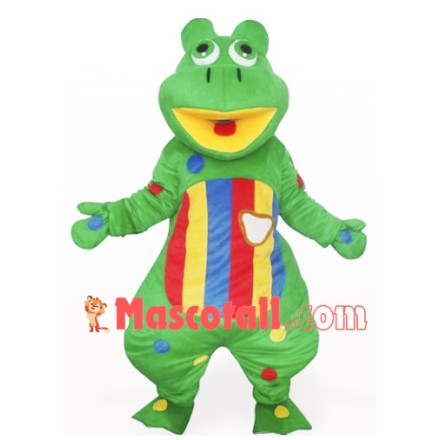 Lovely Green Frog Mascot Costume