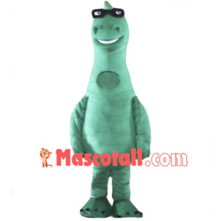 Cute Lightweight Green Dinosaur Mascot Costume