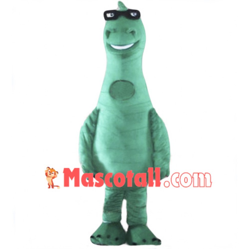 Cute Lightweight Green Dinosaur Mascot Costume