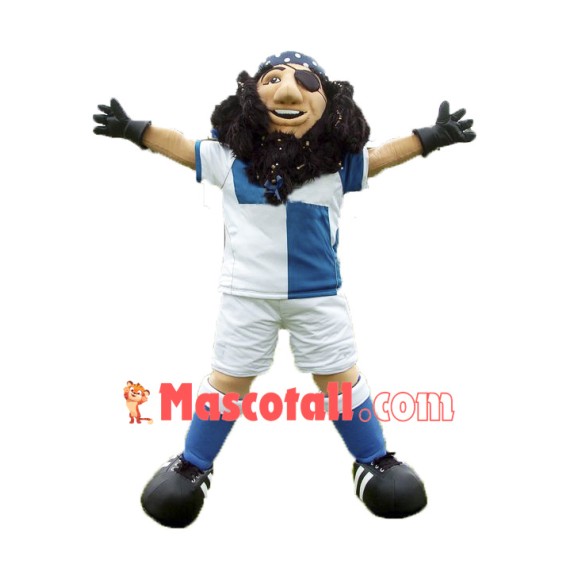Sport Pirate Captain Mascot Costume