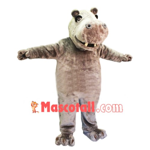 Friendly Lightweight Hippo Mascot Costume