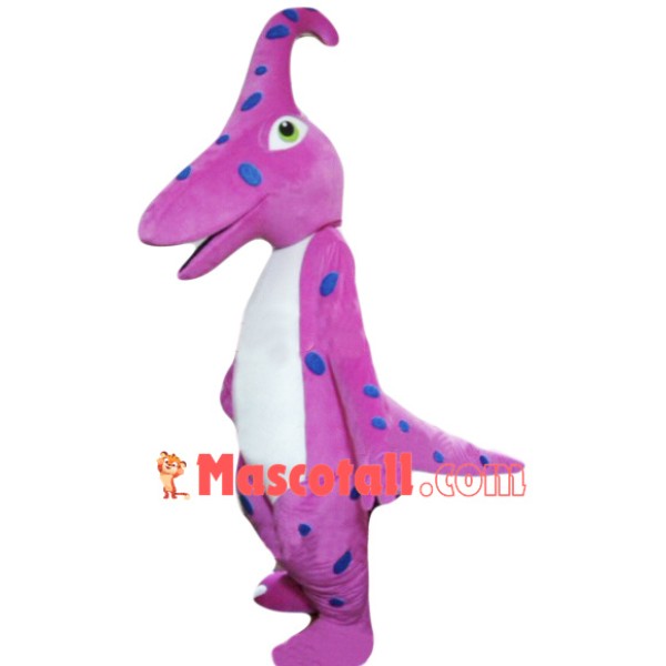 Pink Dinosaur Mascot Costume Free Shipping