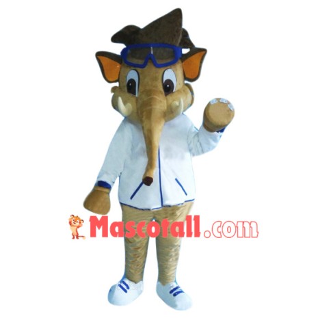 Boy Elephant Mascot Costume