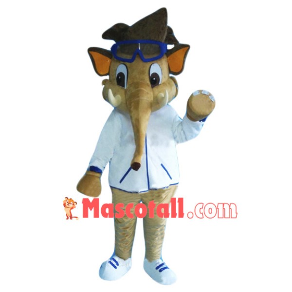 Boy Elephant Mascot Costume