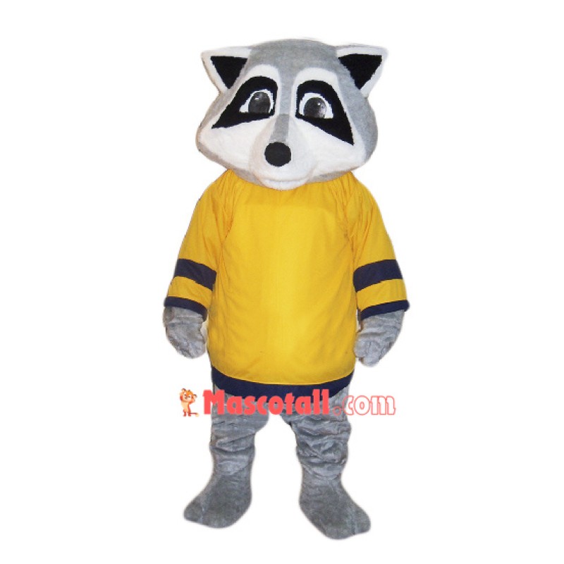 College Raccoon Mascot Costume Free Shipping