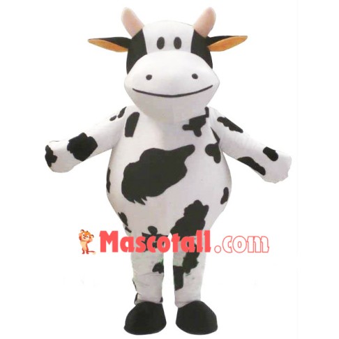 Cute Fat Cow Mascot Costume