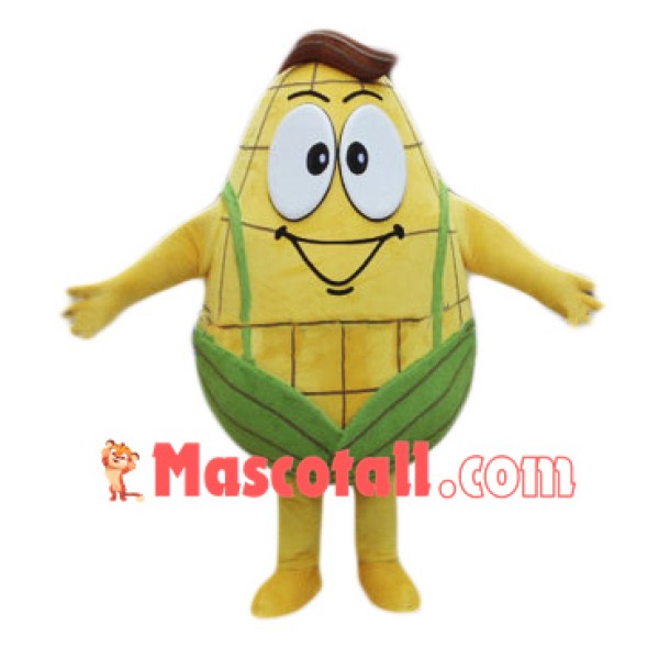 Golden Mr Corn Mascot Costume
