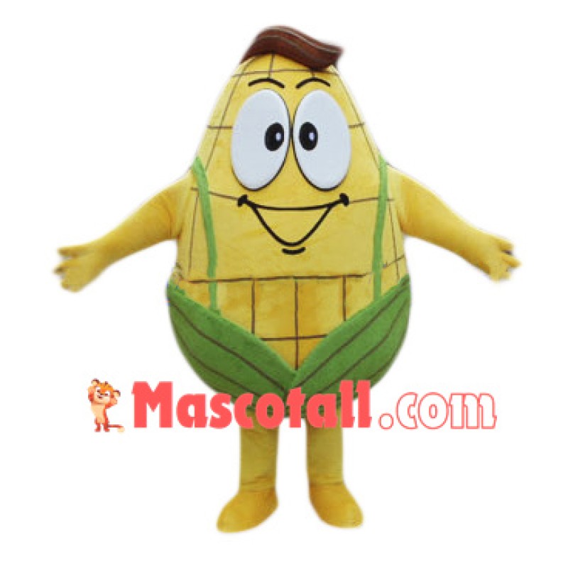 Golden Mr Corn Mascot Costume