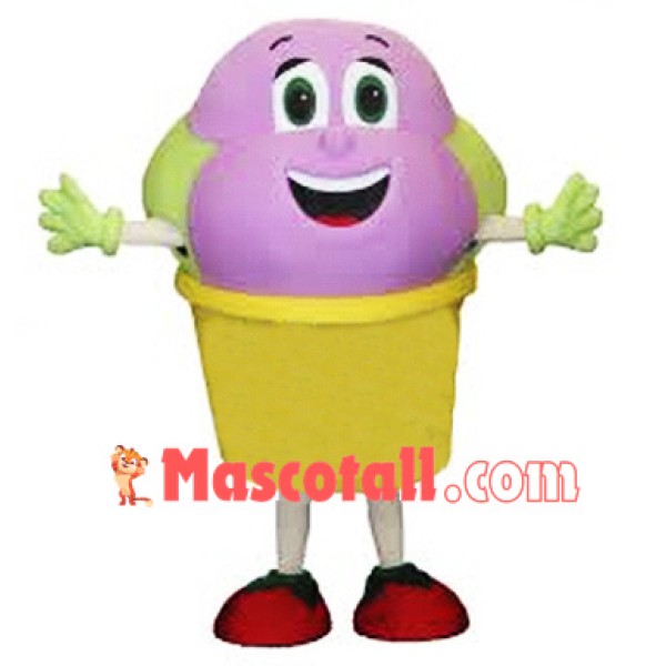 Ice Cream Mascot Costume Free Shipping