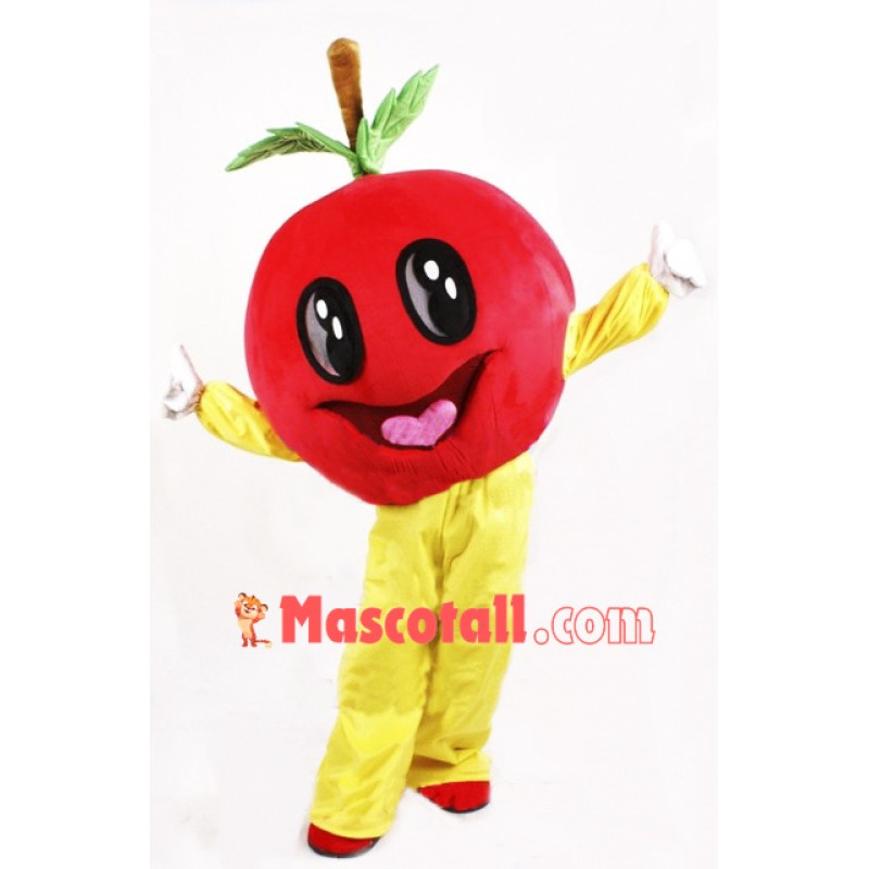 Cheap Red Apple Mascot Costume