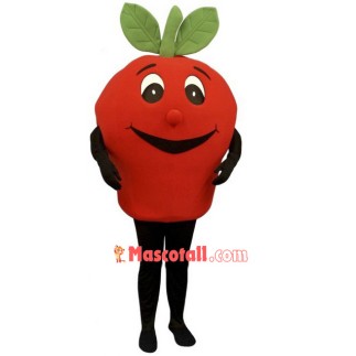 Happy Lightweight Red Apple Mascot Costume