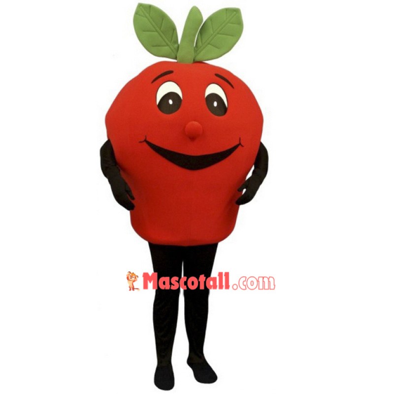 Happy Lightweight Red Apple Mascot Costume