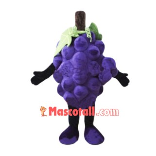 Purple Grape Mascot Costume