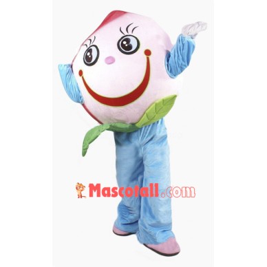 Cheap Pink Peach Mascot Costume