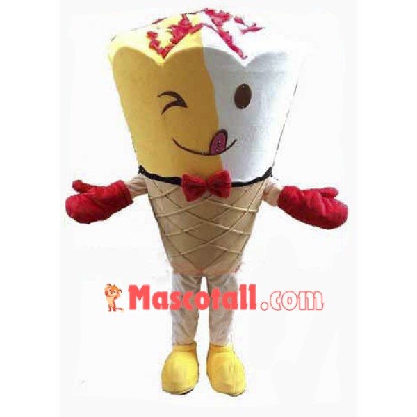 Sundae Ice Cream Mascot Costume