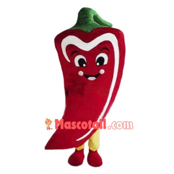 Red Chili Mascot Costume