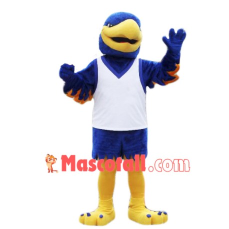 Power Blue Eagle Mascot Costume