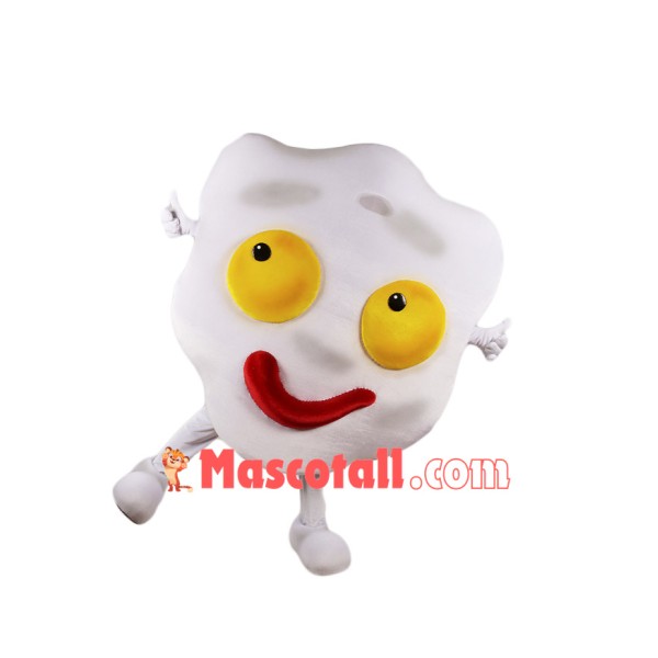 Fried Egg Mascot Costume