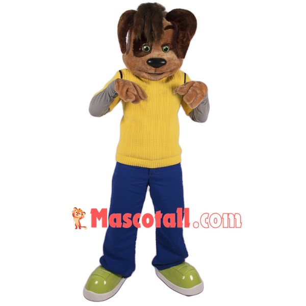 College Puppy Dog Mascot Costume