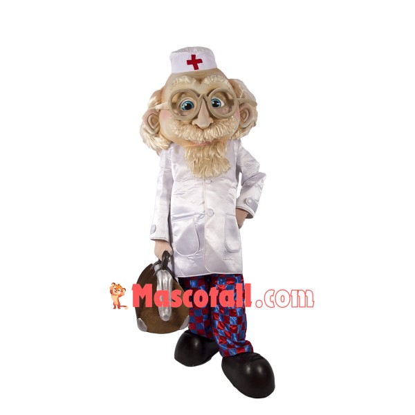 High Quality Old Doctor Mascot Costume