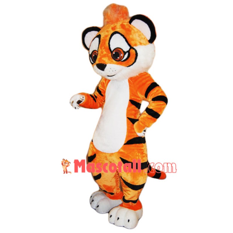 Cute Amur Tiger Mascot Costume